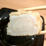 てんぷら ひら井 - 帆立　この断面はプロ