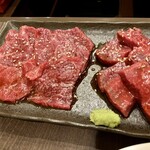 焼肉べこ六 昭島店 - 本日の赤身2種盛り