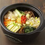 てじ八菜 - 韓国料理も絶品！じゅ～っという音と匂いが食欲をそそる♪卵が絡んで最高！！ 