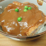 カツカレー丼みたいです