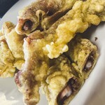 ヨコクラうどん - ゲソ天