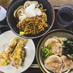 ヨコクラうどん - 今日の朝ご飯セット