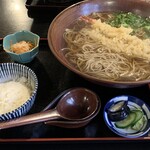 山商蕎麦店 - えび天ぷらそば