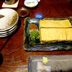 蕎麦人 秋 - 焼物(だし巻き玉子焼き)