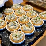 ザ・テラス - ゴルゴンゾーラとシトラスフルーツのタルト