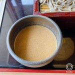 そば処さと - クルミつゆ