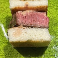 和牛lab K - ランプサンドのアップ