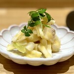 洋食 おがた - 活いか うど わけぎ てっぱい