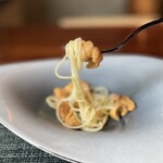 蒼 - 赤雲丹の冷製フェデリーニ