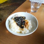 大岩亭 - ご飯とのり