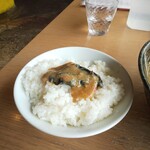 大岩亭 - ご飯とのり