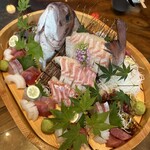 海神人の食卓 宴 - ■大皿コースA・明石鯛の姿造り