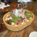海神人の食卓 宴 - ■大皿コースA・明石鯛の姿造り