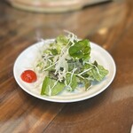 海神人の食卓 宴 - ■大皿コースA ￥5.500・淡路島農援隊の｢畑のサラダ｣小分け後