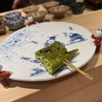 海味 - 万願寺とうがらし焼き