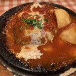 御堂筋 ロッヂ - ハンバーグステーキ。