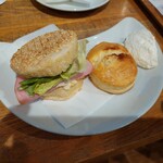 カフェ アロマ - モーニング　イングリッシュセット