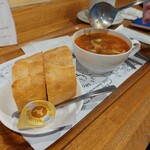 カフェ アロマ - モーニング　スープセット