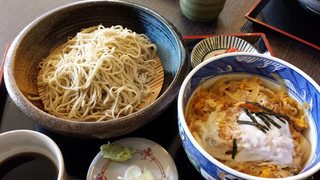 Tokiwa - せいろそば+かつ丼