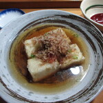 弥次喜多 - 揚げ出し豆腐 450円　(2024.4)