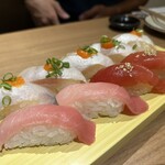 銀のさら 岐阜北店 - 日替わり甘鯛、中トロ、漬けマグロ