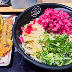 はなまるうどん - 柴漬鬼おろしぶっかけ(大)＋ちくわ磯辺揚げ＋げそ天 計1,220円