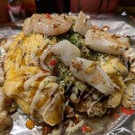 粉ひで - お好み焼きスペシャル！！海鮮もふんだんにトッピング！！