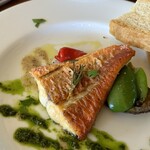 pizzeria da ENZO - フィッシュプレート（魚種はアカジン）アカジンは沖縄三大高級魚の一つです