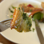 pizzeria da ENZO - あっさり、さっぱり味だけどバジルソースと合って美味しい