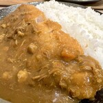ロースカツ定食 修 - カツカレー1400円（大盛りです）