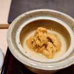 鮨おおね田 - ムラサキウニの冷製茶碗蒸し
