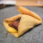 やまぐち - 各自で巻いてクレープの完成。クレープがあったかくてモチモチ。あーー天国♫