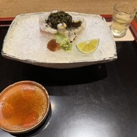 室町 和久傳 - 鱧の焼き霜