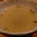 鶏一途 - 地鶏のスープ