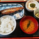 萬腹や - 焼き魚定食（さば）　1000円
