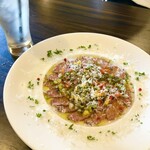 ピッツエリアバール　CACTUS　D'ORO - ・牛タンローストビーフ　ラビゴットソース