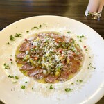 ピッツエリアバール　CACTUS　D'ORO - ・牛タンローストビーフ　ラビゴットソース