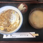 そば処 三喜 - カツ丼950円