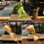 YAKITORI 燃 es - 飛騨高山東農園さんのかぶ、ジェットファームさんのアスパラ、しいたけ
      
      