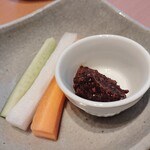 もつ鍋 慶州 - 野菜スティック