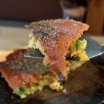 浅井 - 小ぶりの1枚、生地がうまいからあっチューまにb(´ڡ`๑)♪♪