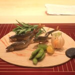 日本料理 吟 - 鮎の塩焼き