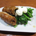飲み処 こはく - 蕨の肉巻き
