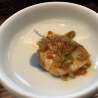 蟹王府 - 前菜3種　ホタテ
