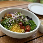 T.Y.HARBOR - t.y.ブッダボウルサラダ。野菜たっぷり、ドレッシング美味！私たちの好みの一皿♪