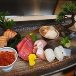 栄助寿司 - お造り盛り合わせ