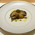 みえ田 - 蝦夷鮑のステーキ　実山椒