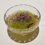 みえ田 - 茄子の葛素麺仕立て
