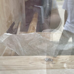 めん一番 - この竹で麺打ちされています