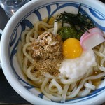 三色ぶっかけうどん